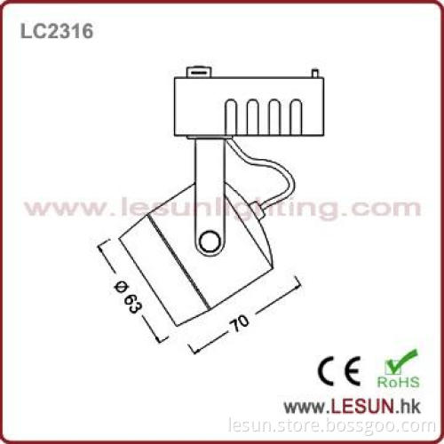 Exiquisite appearance 17W cob led track light for fashion shop LC2316
